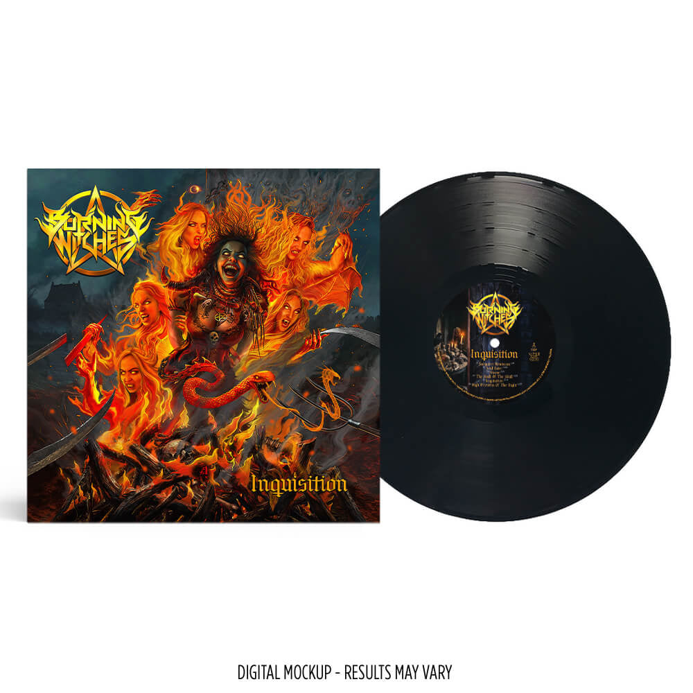 Burning Witches Inquisition LP vinylplate