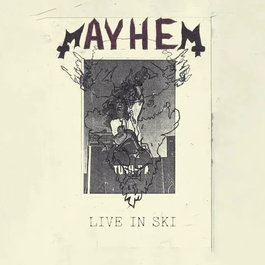 MAYHEM Live In Ski LP farget vinyl RSD