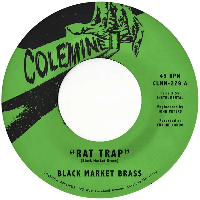 Colemine Black Market Brass Rat Trap singel 7" lilla afrobeat