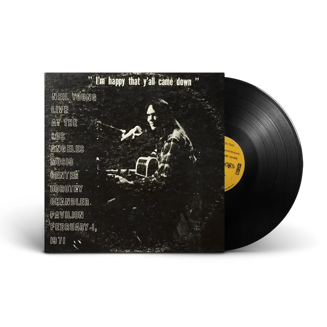 Neil Young OBS 3 Dorothy Chandler Pavilion 1971 LP vinyl