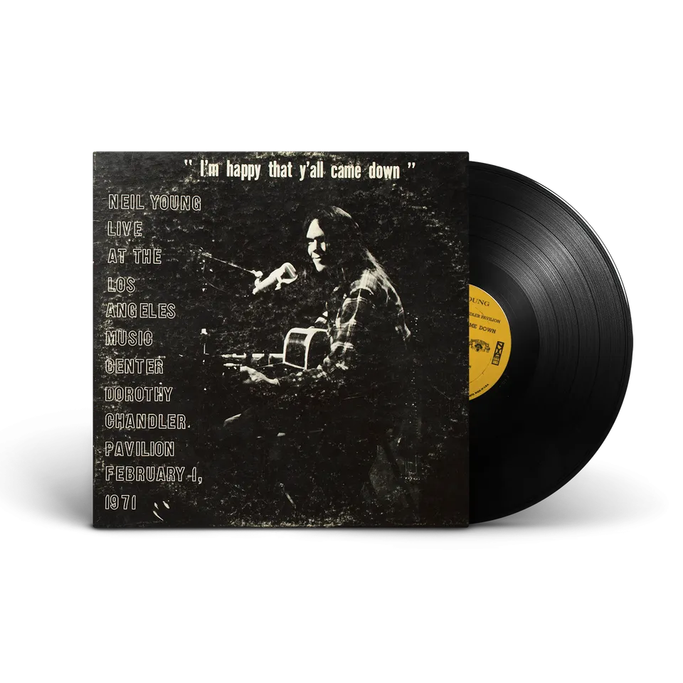 Neil Young OBS 3 Dorothy Chandler Pavilion 1971 LP vinyl