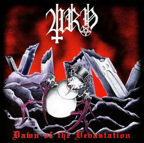 Urn Dawn Of Devastation LP rød vinyl black metal