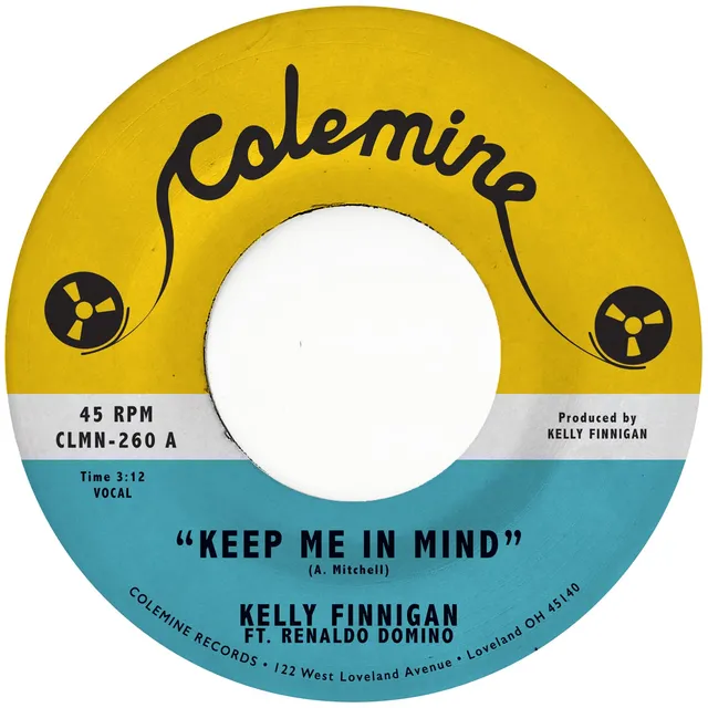 Kelly Finnigan Keep Me In Mind 7" blå vinyl
