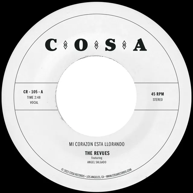 The Revues Mi Corazón Esta Llorando vinylsingel opaque natural latin soul