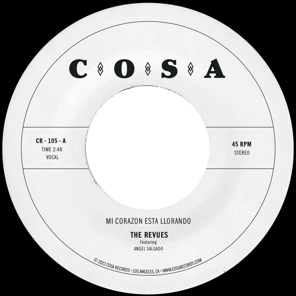 The Revues Mi Corazón Esta Llorando vinylsingel opaque natural latin soul