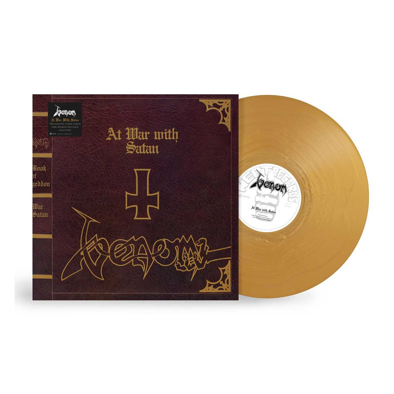 Venom At War With Satan LP gull vinyl gatefold