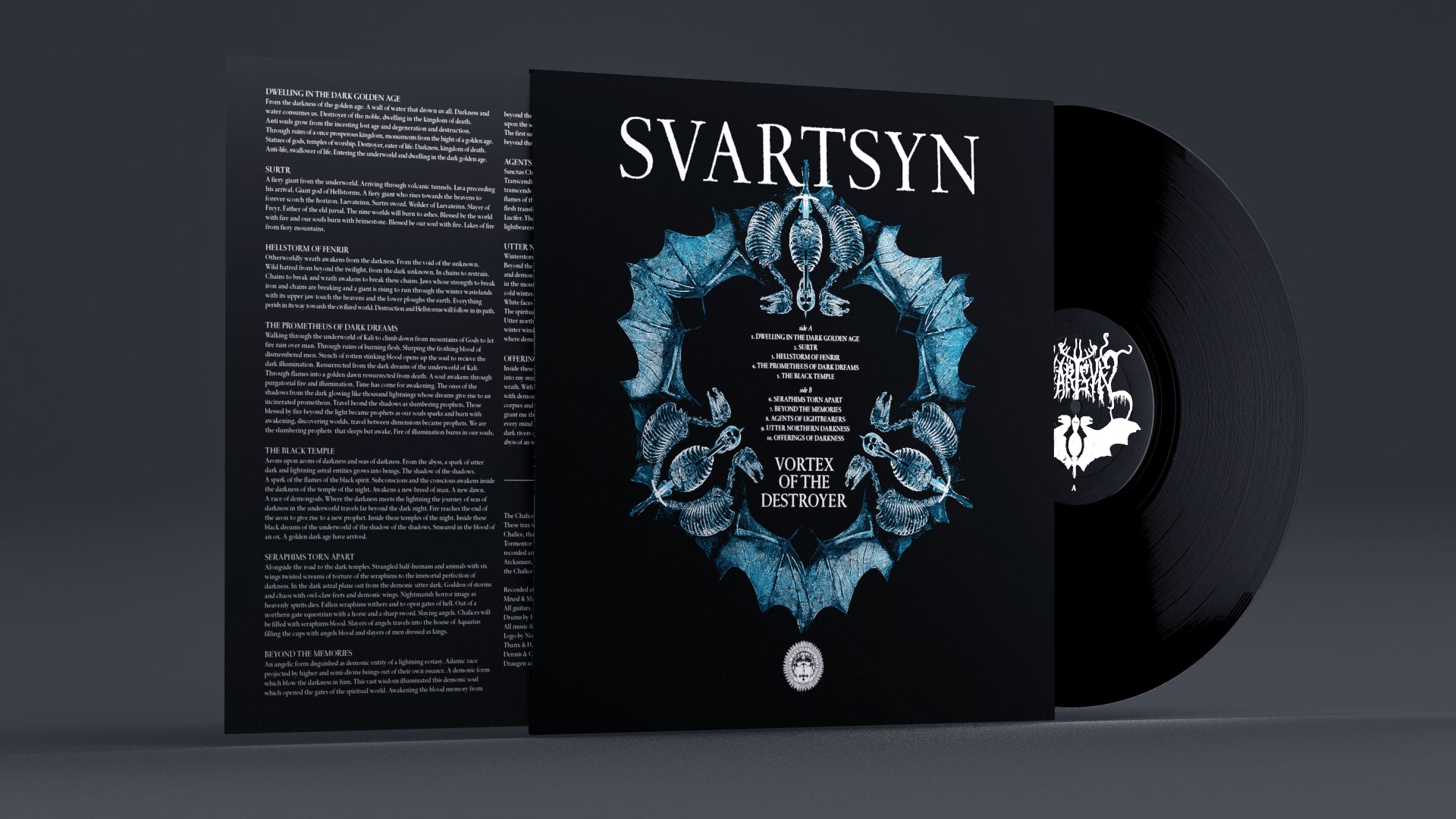SVARTSYN Vortex of the Destroyer LP svart vinyl