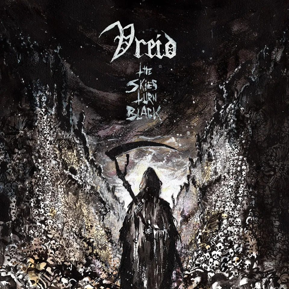 Vreid The Skies Turn Black 2LP vinyl svart gatefold