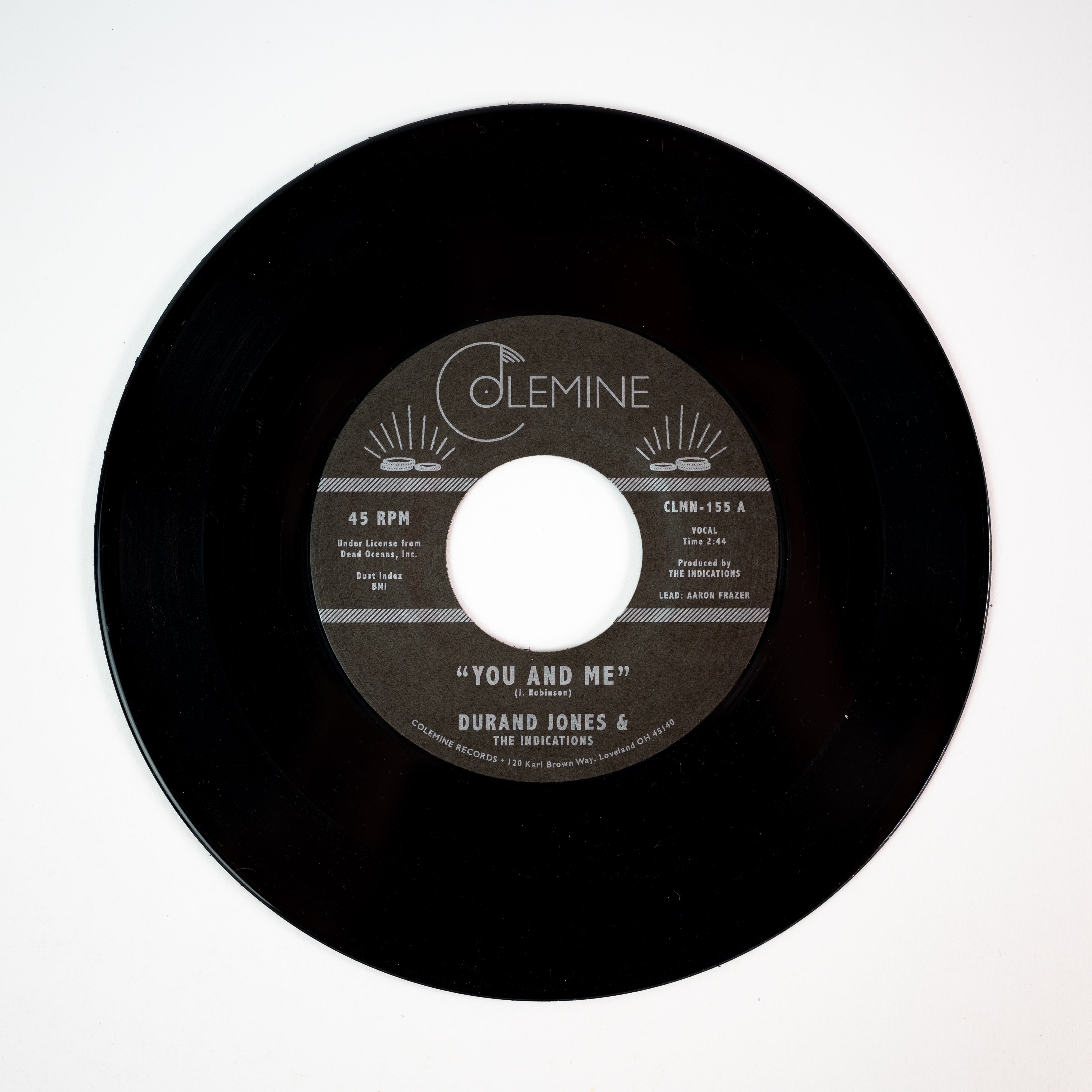 Durand Jones You And Me 7" vinyl svart