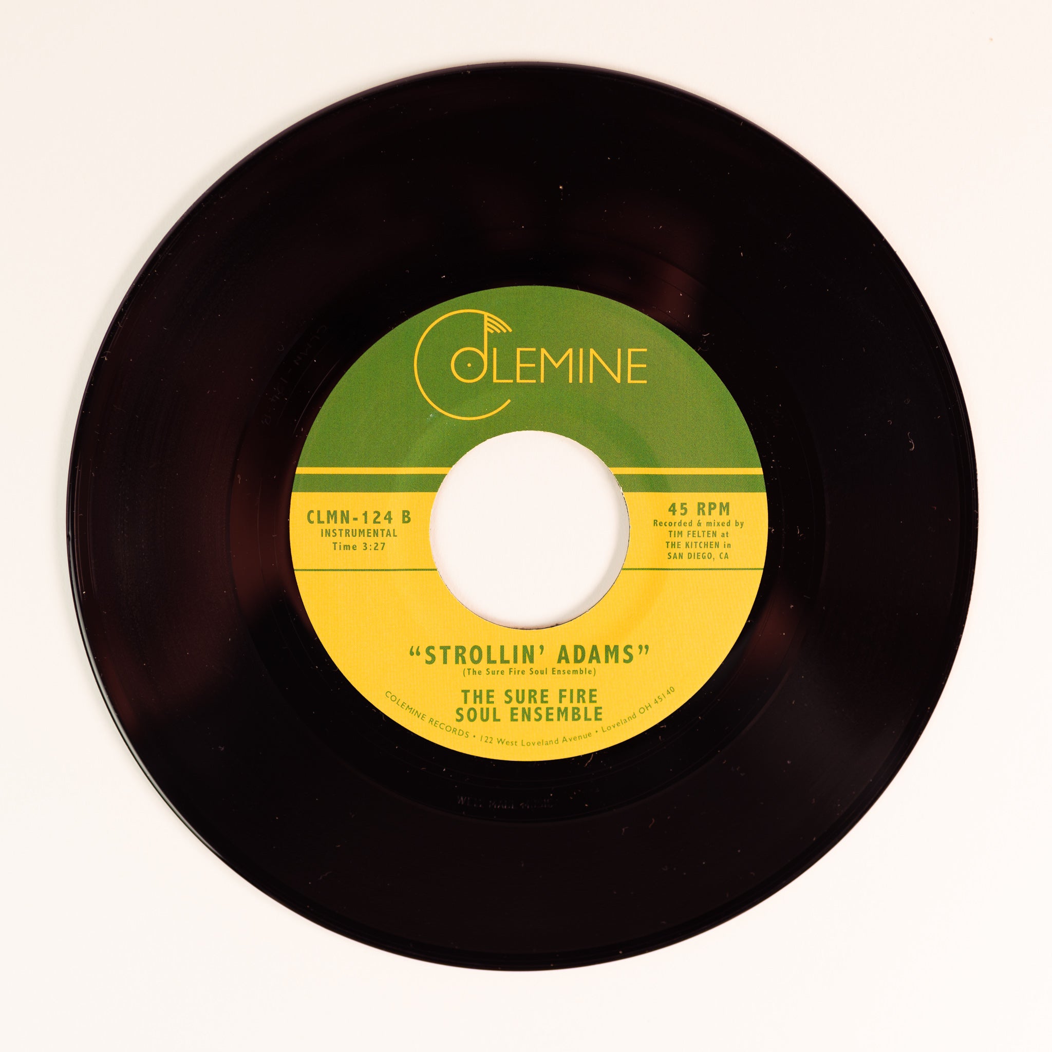 The Sure Fire Soul Ensemble City Heights 7-tommer gul vinyl