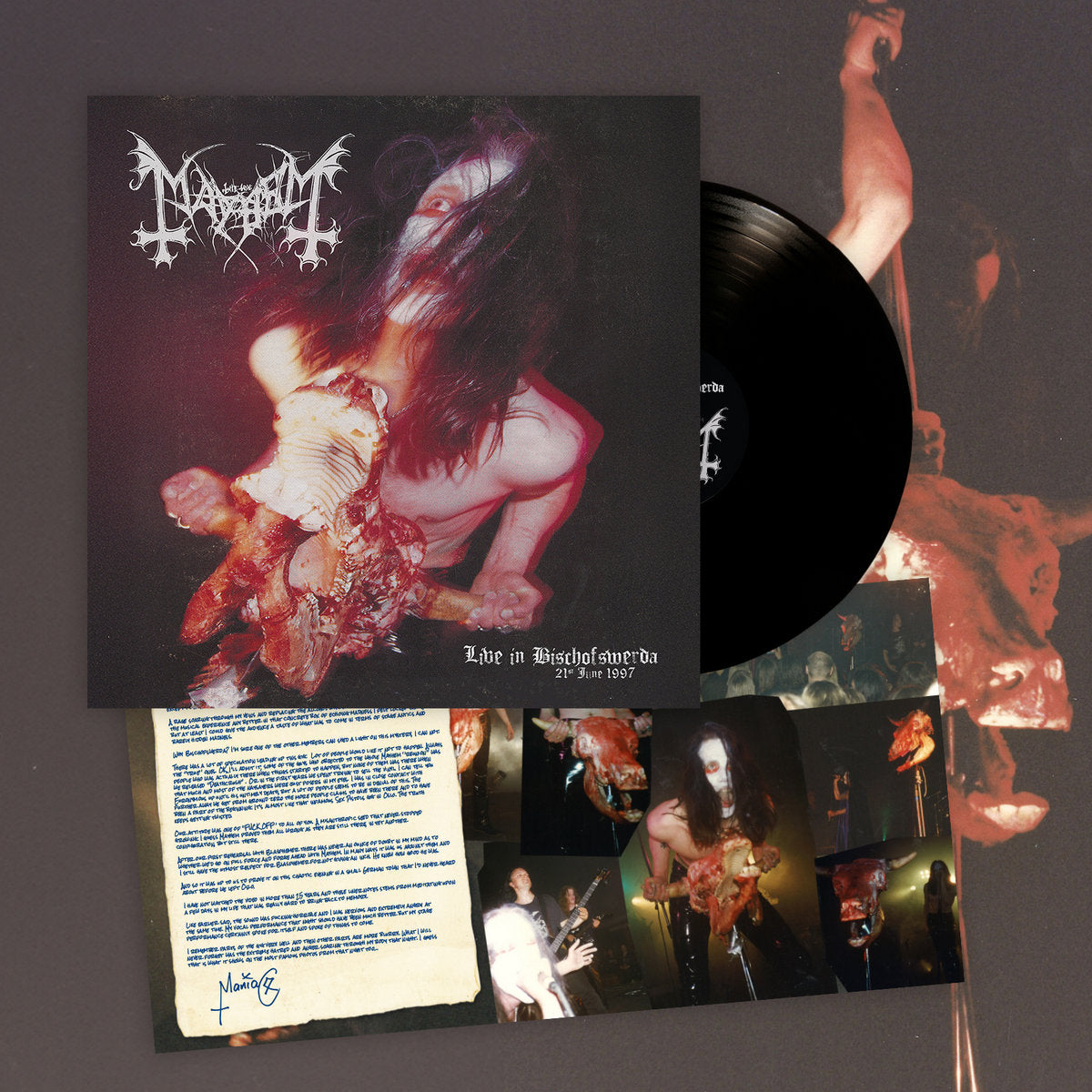 Mayhem Live In Bischofswerda LP svart vinyl