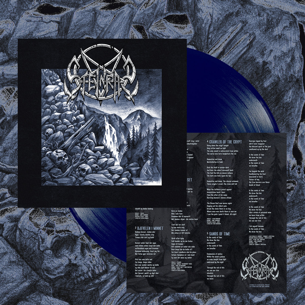 Steinras Steinras LP blå vinyl black metal