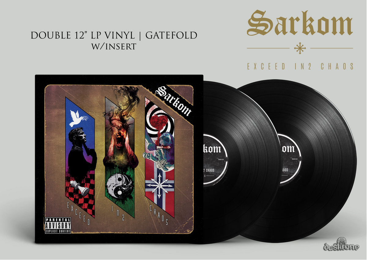 SARKOM Exceed In2 Chaos 2LP vinylplate norsk black metal