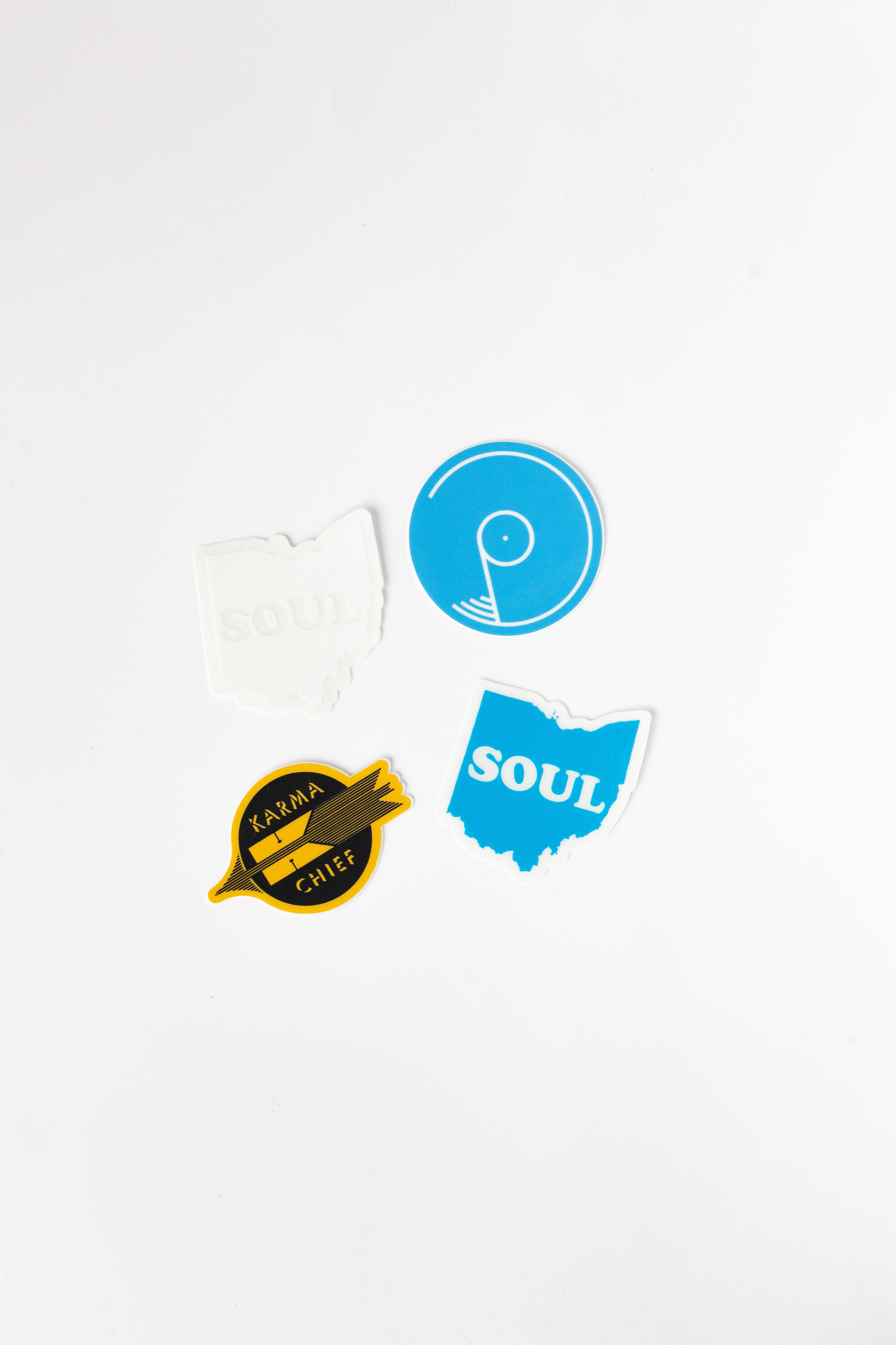 Colemine Sticker Pack klistremerker 4-pakn matte