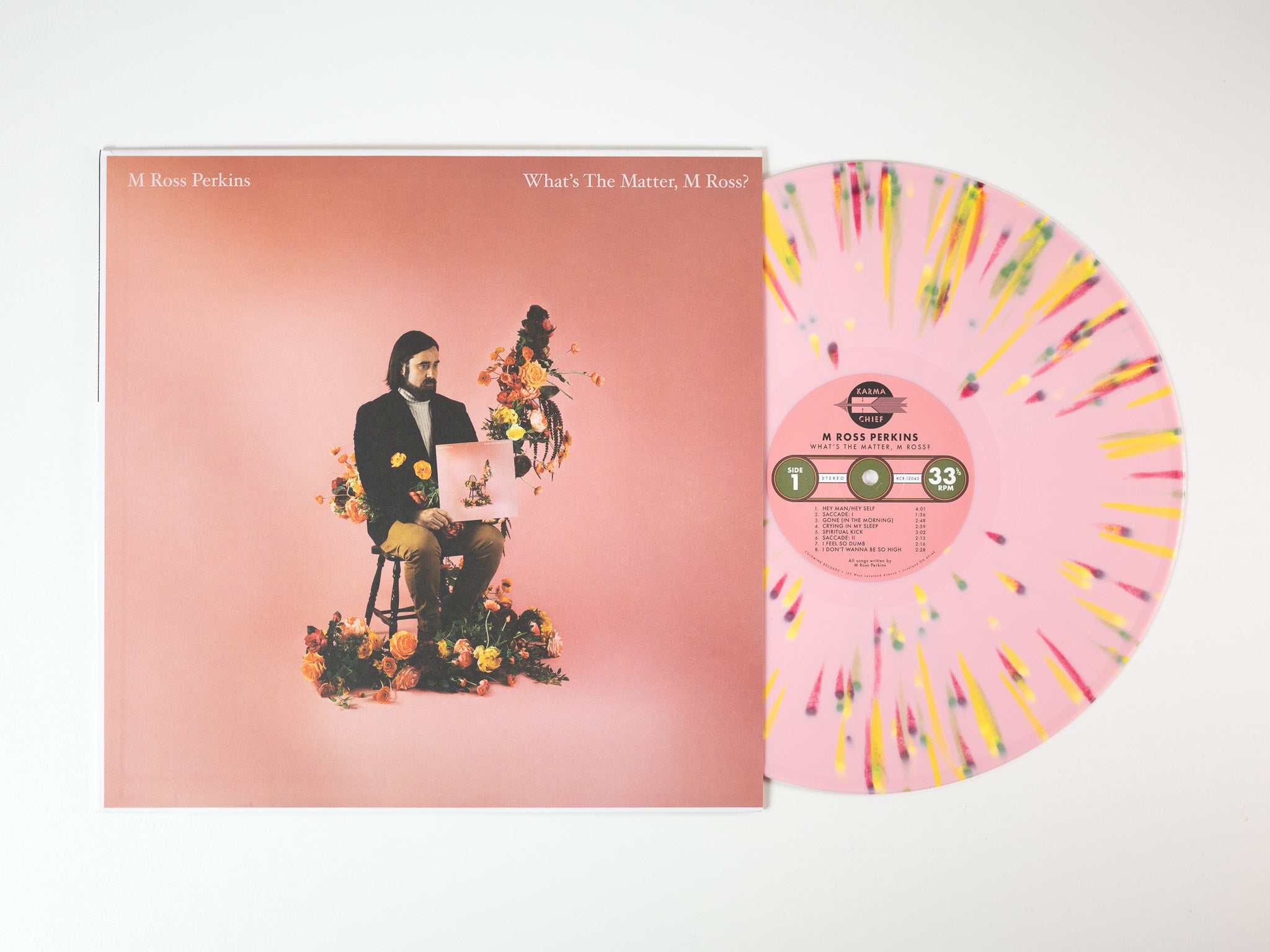 M Ross Perkins What's the Matter vinyl LP bouquet swirl psych