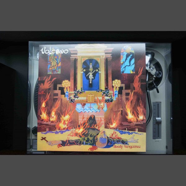 Vulcano Bloody Vengeance vinyl LP svart reissue