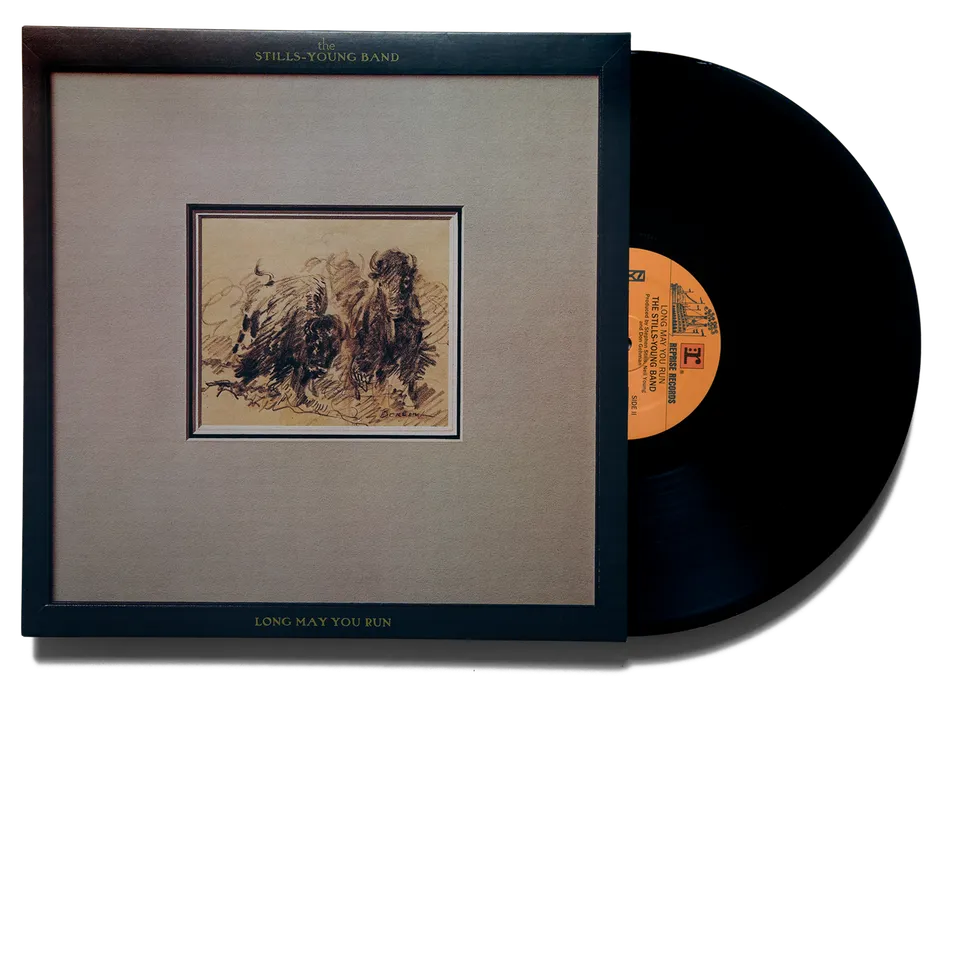 Neil Young Long May You Run LP vinylplate Stills-Young Band