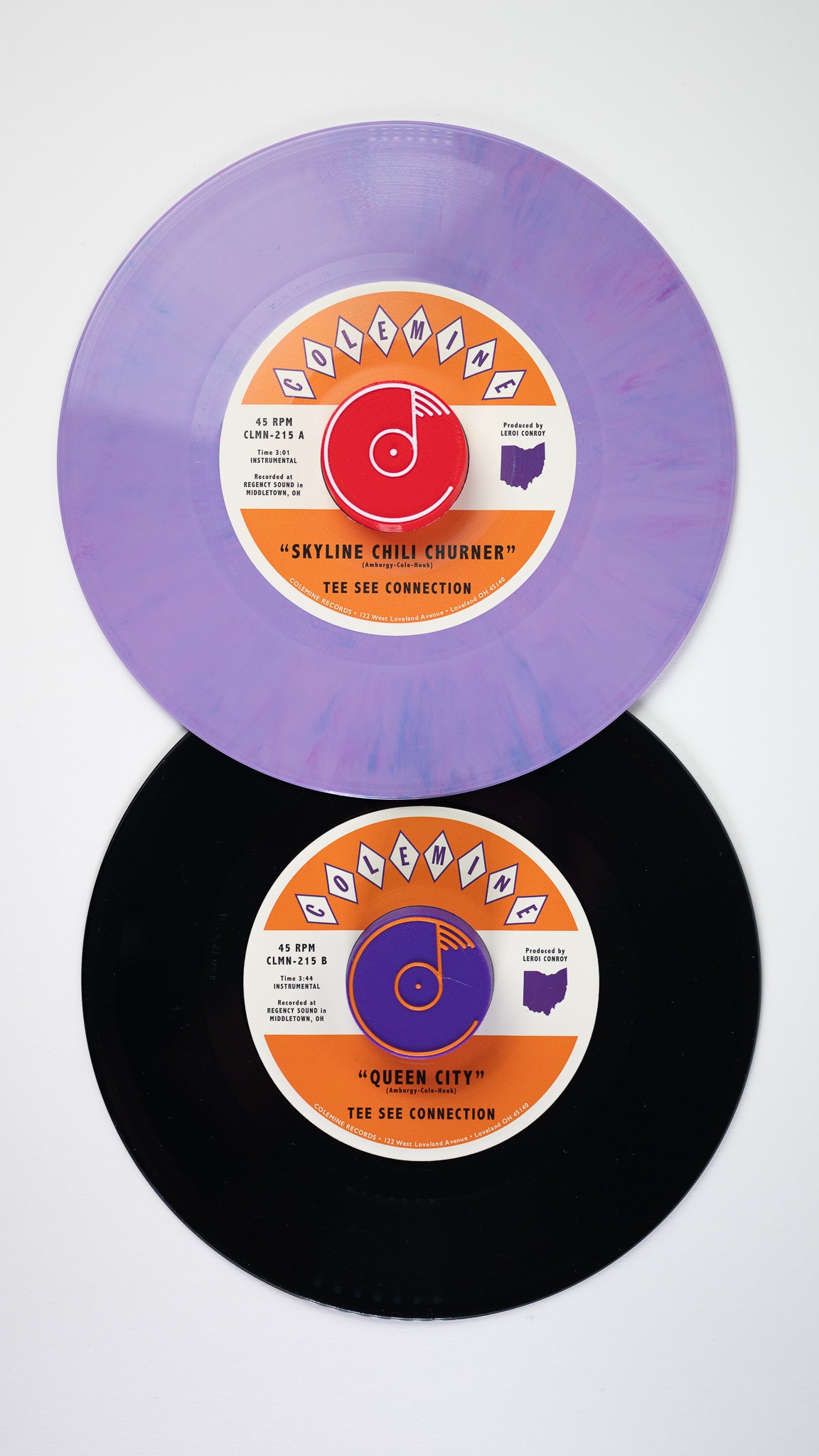 Tee See Connection Skyline 45 lilla vinyl