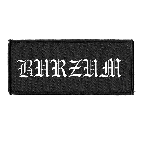 Burzum Logo patch hvit offisiell