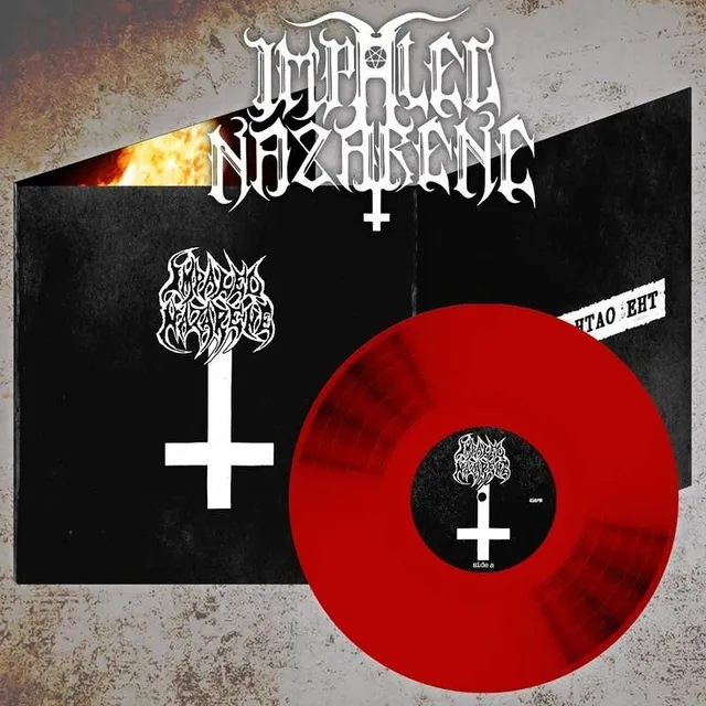 Impaled Nazarene Taog Eht Fo Htao Eht 10" blodrød