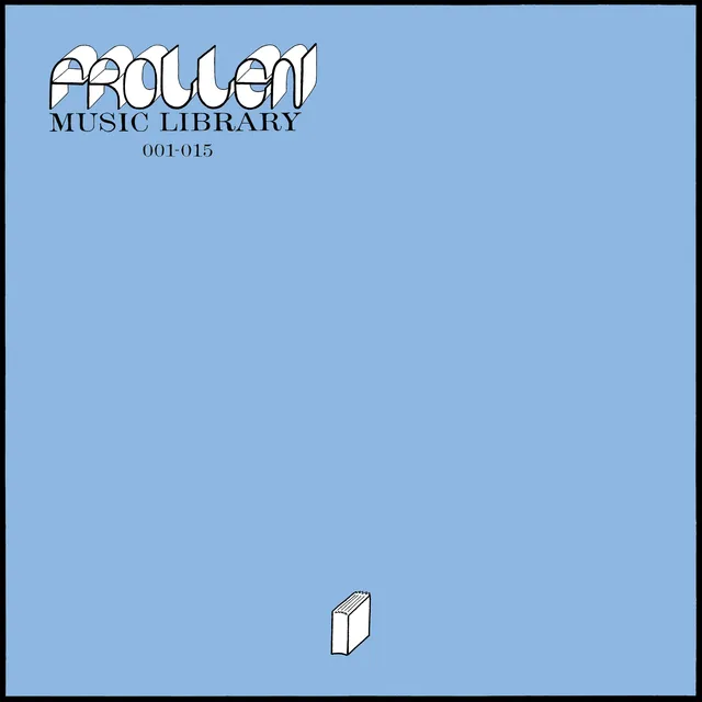 Frollen Music Library 001-015 LP vinylplate blå vinyl
