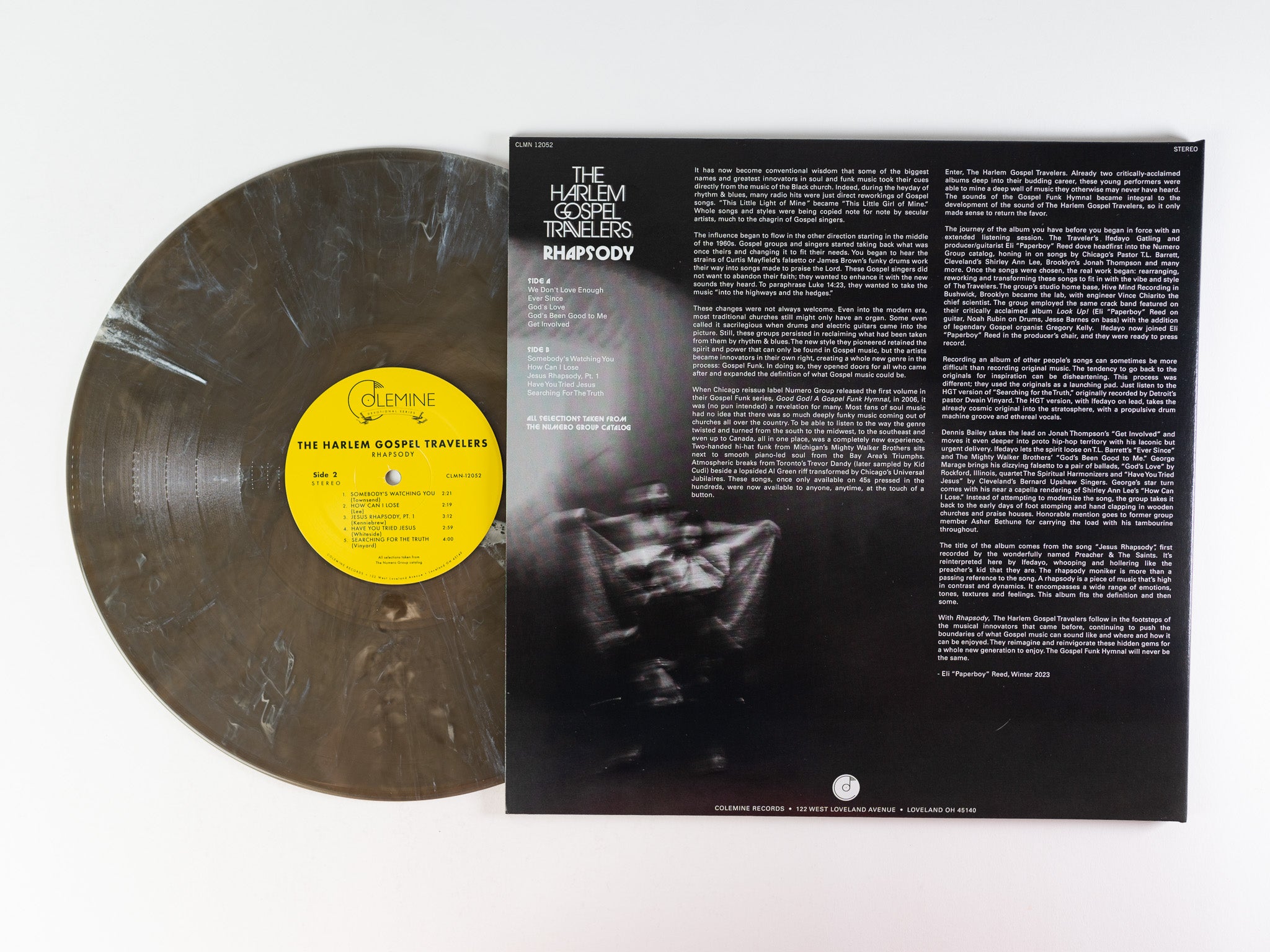 Harlem Gospel Travelers Rhapsody LP swirl vinyl