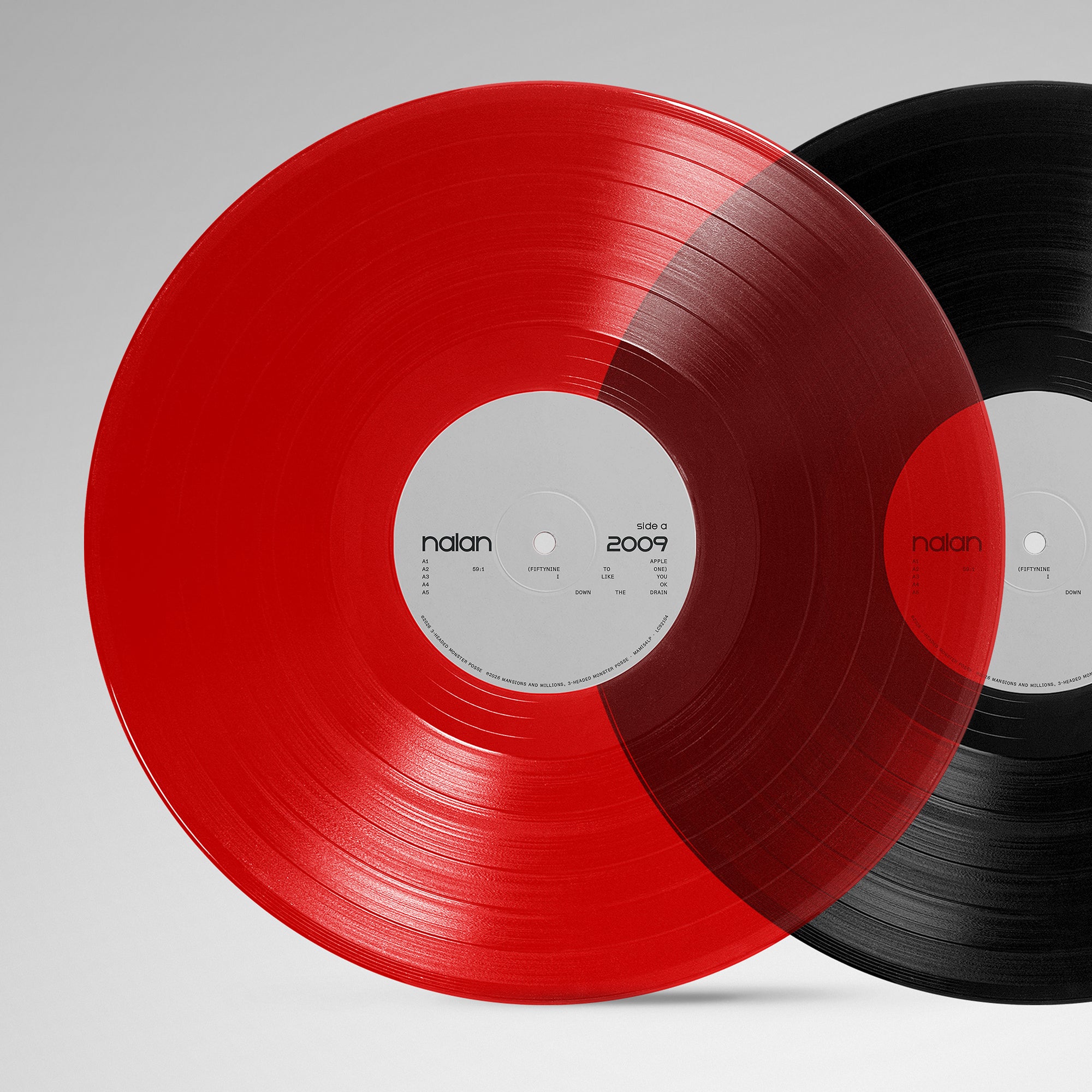 Nalan 2009 rød vinyl LP limited 100 eks
