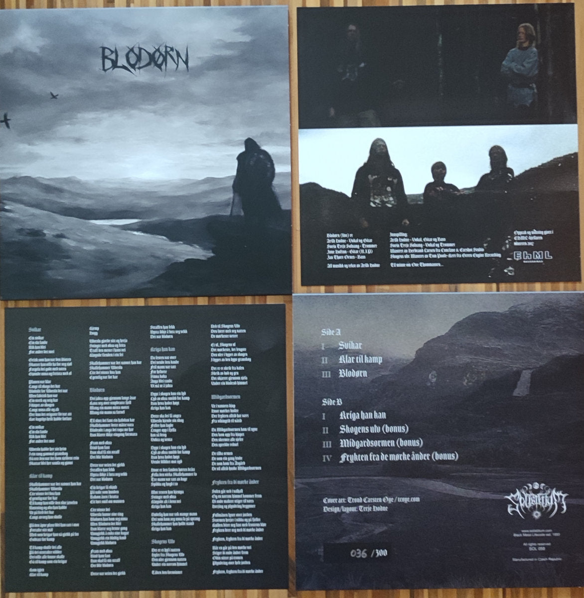 Blodørn Blodørn LP svart vinyl nummerert
