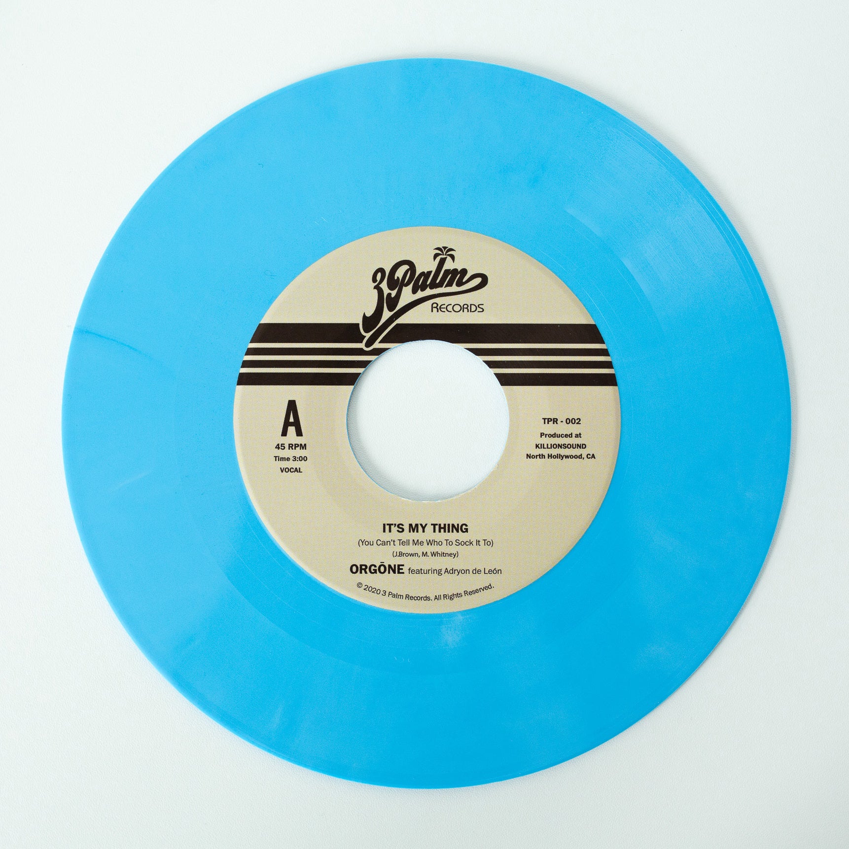 Orgone It's My Thing 7-tommer lyseblå vinyl funk