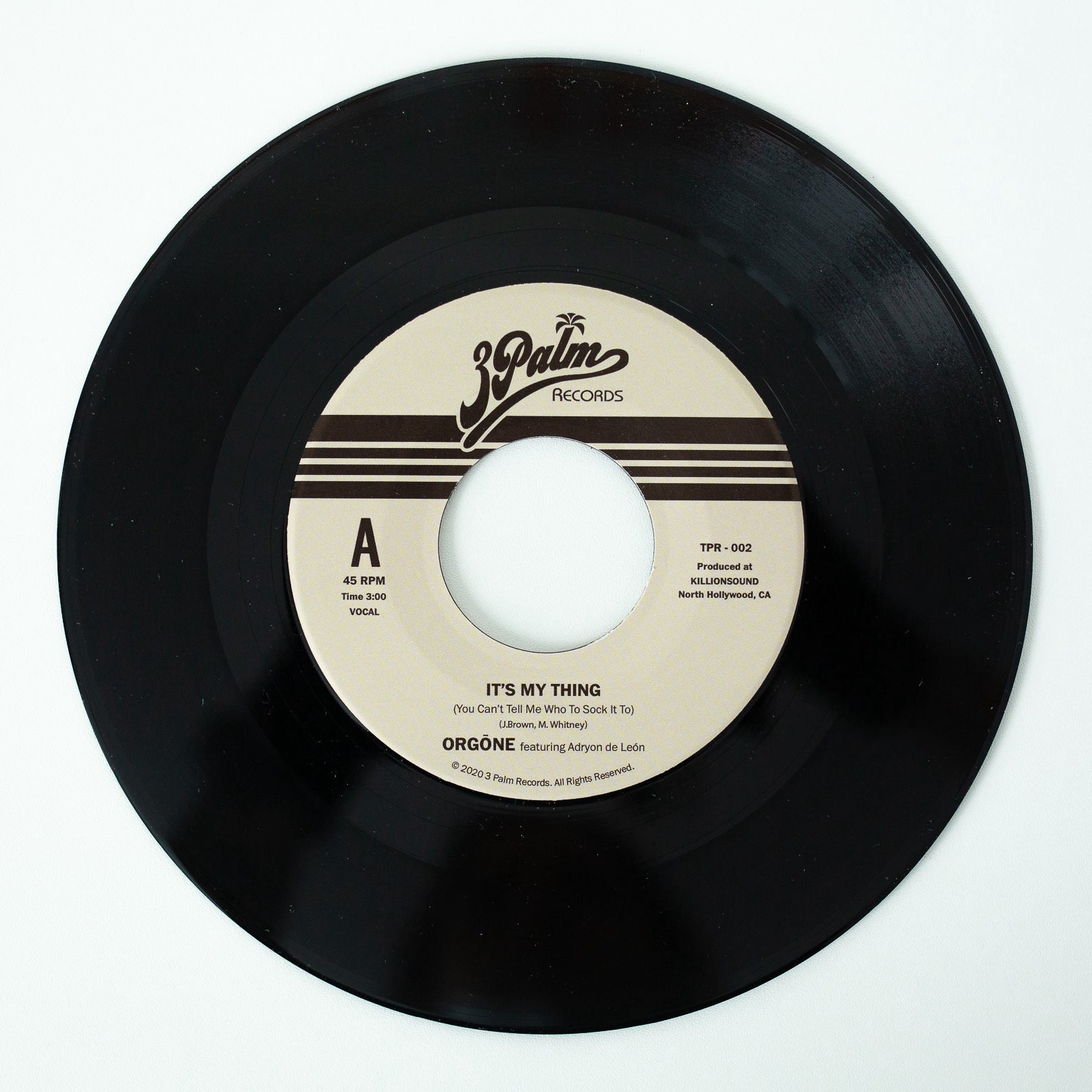 Orgone It's My Thing 7-tommer lyseblå vinyl funk