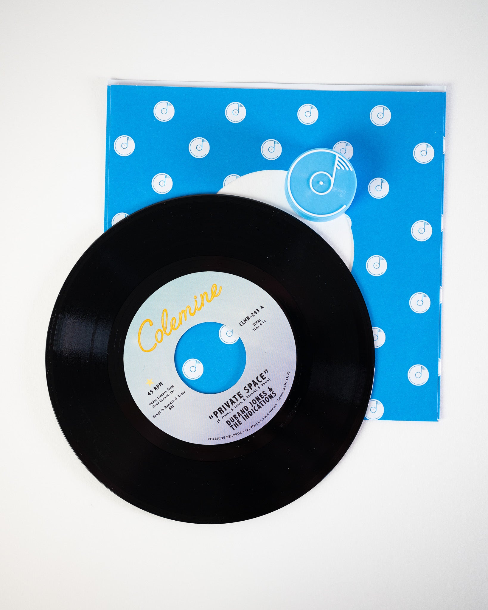 Colemine Durand Jones Private Space Sea Of Love 7-tommer svart soul