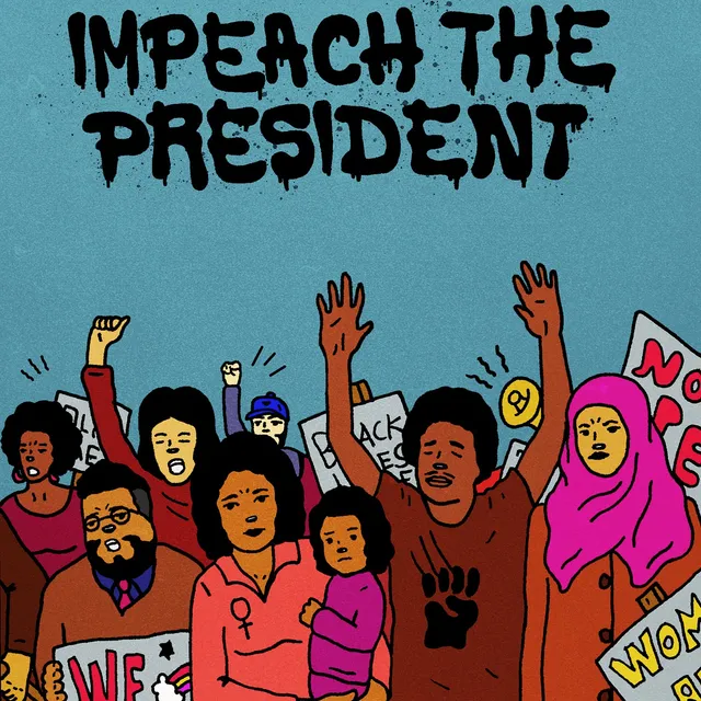 Sure Fire Soul Ensemble Impeach The President vinylsingel blå 7-tommer soul