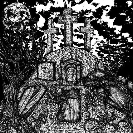 Ungod Cloaked In Eternal Darkness LP+7" svart vinyl