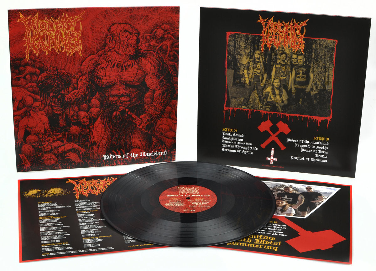 Violent Hammer Riders Of The Wasteland LP vinyl black-death