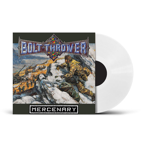 Bolt Thrower Mercenary LP hvit vinyl 1000 eks