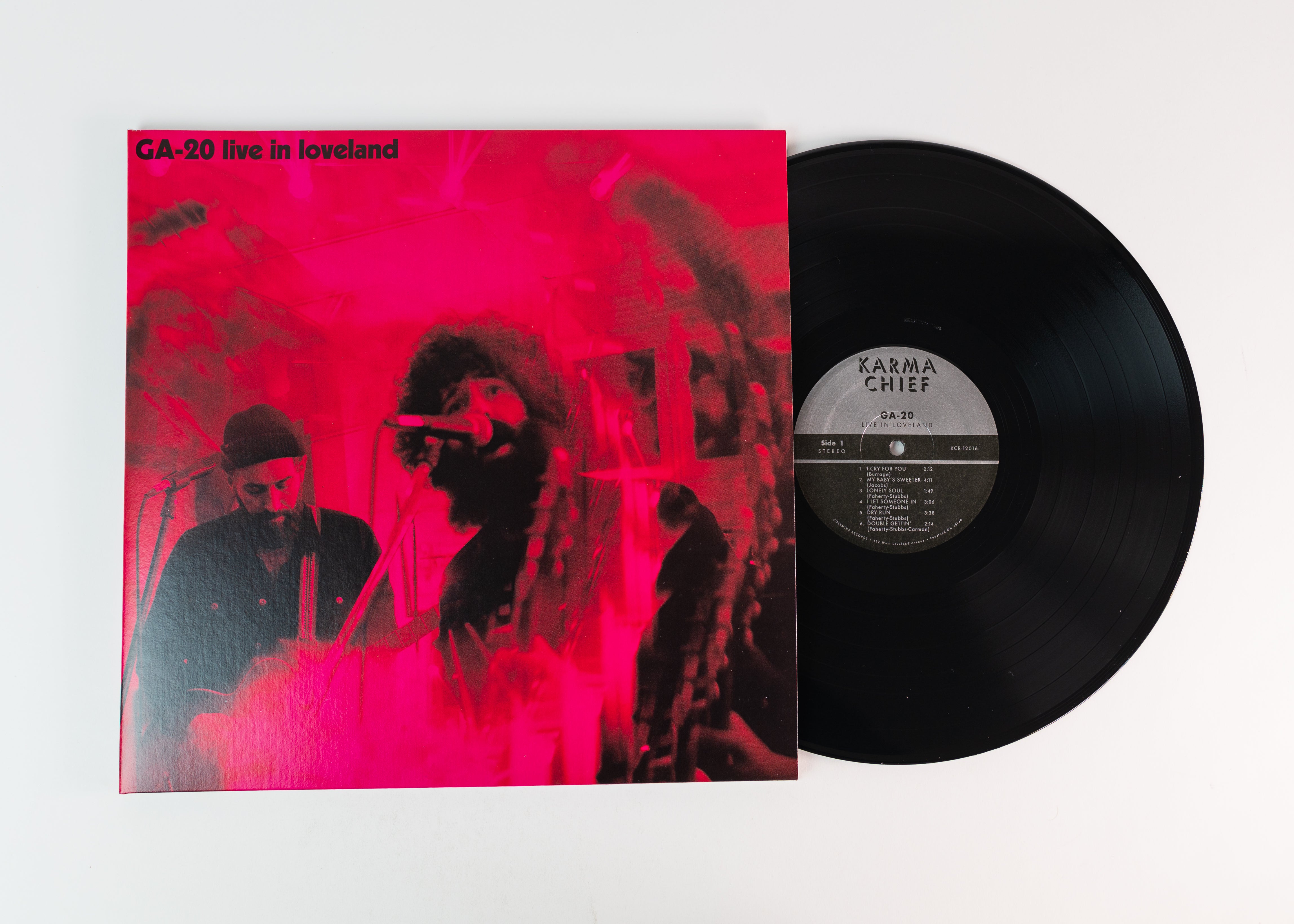 GA-20 Live In Loveland LP vinylplate pink swirl