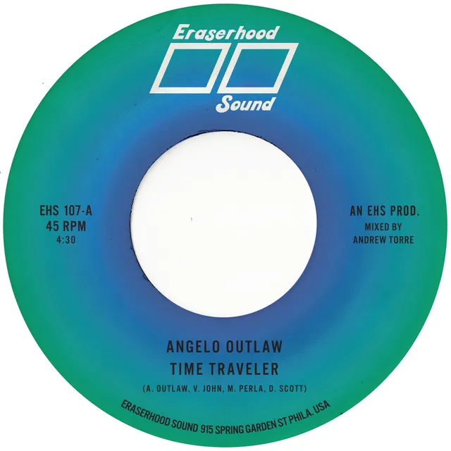 Angelo Outlaw Time Traveler vinylsingel klar 7-tommer