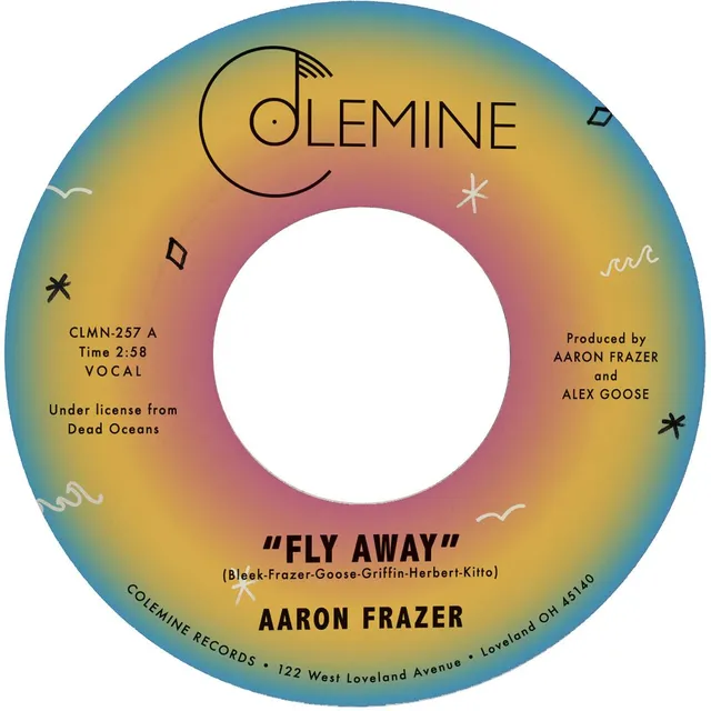 Aaron Frazer Fly Away Play On vinylsingel farget vinyl 45