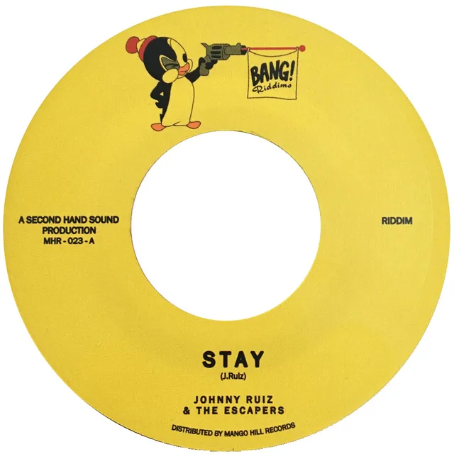 Johnny Ruiz & The Escapers Stay 7-tommer vinyl rocksteady