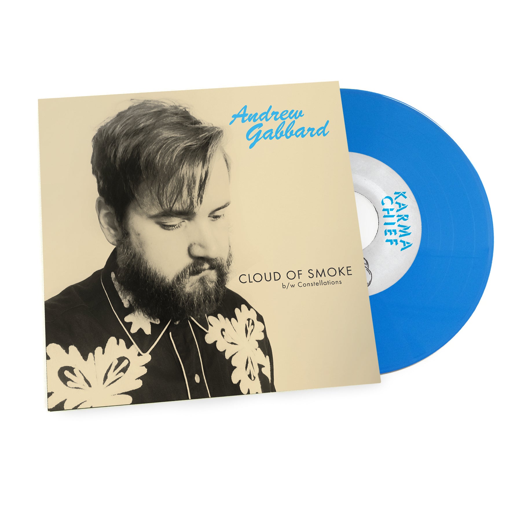 Andrew Gabbard Cloud Of Smoke 7-tommer blå vinyl