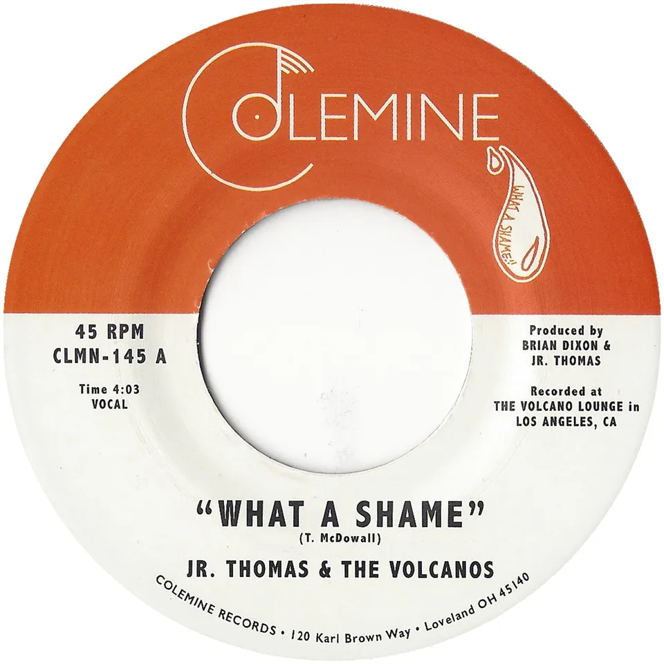Jr Thomas Volcanos What A Shame 7-tommer reggae