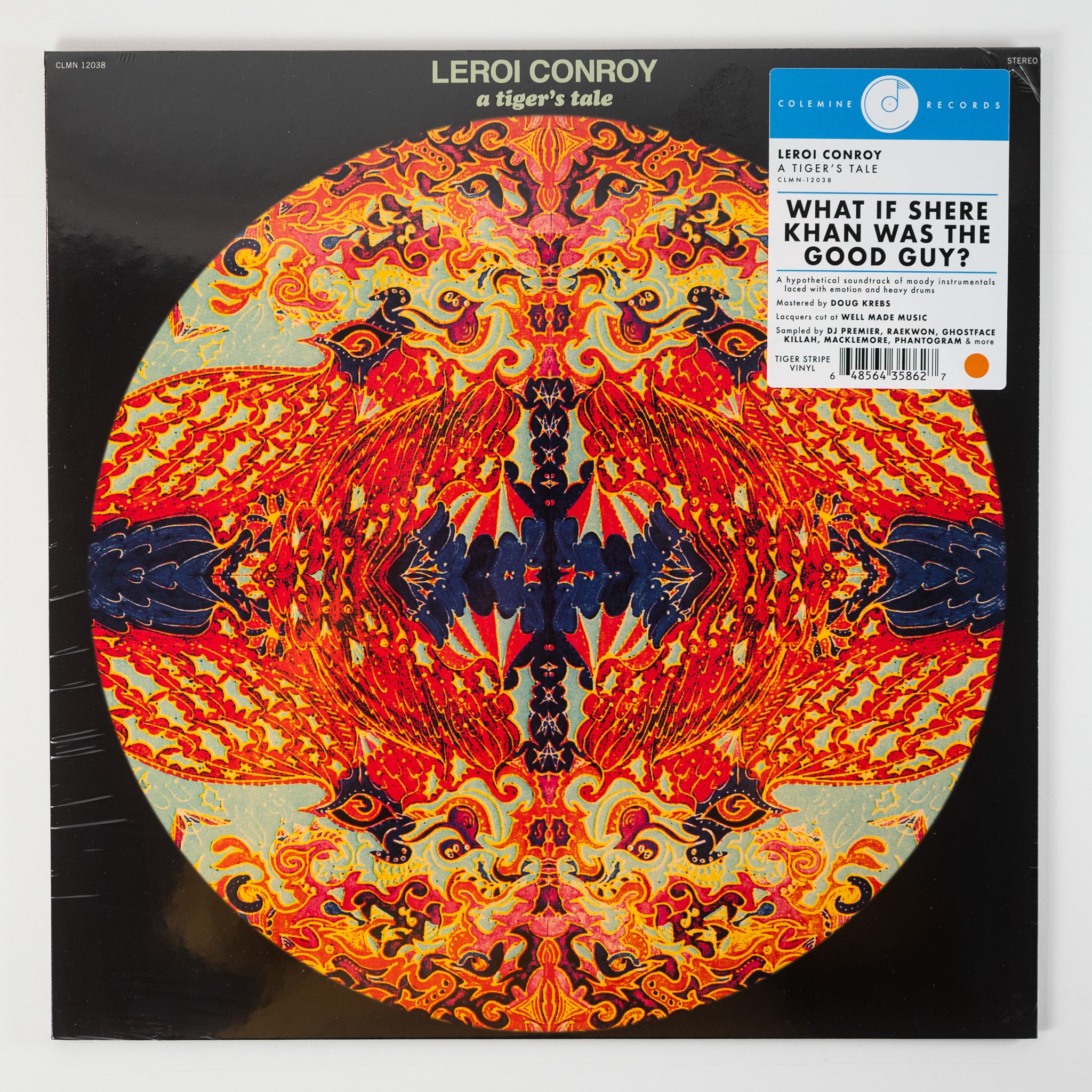 Leroi Conroy A Tiger's Tale vinyl LP tiger stripe