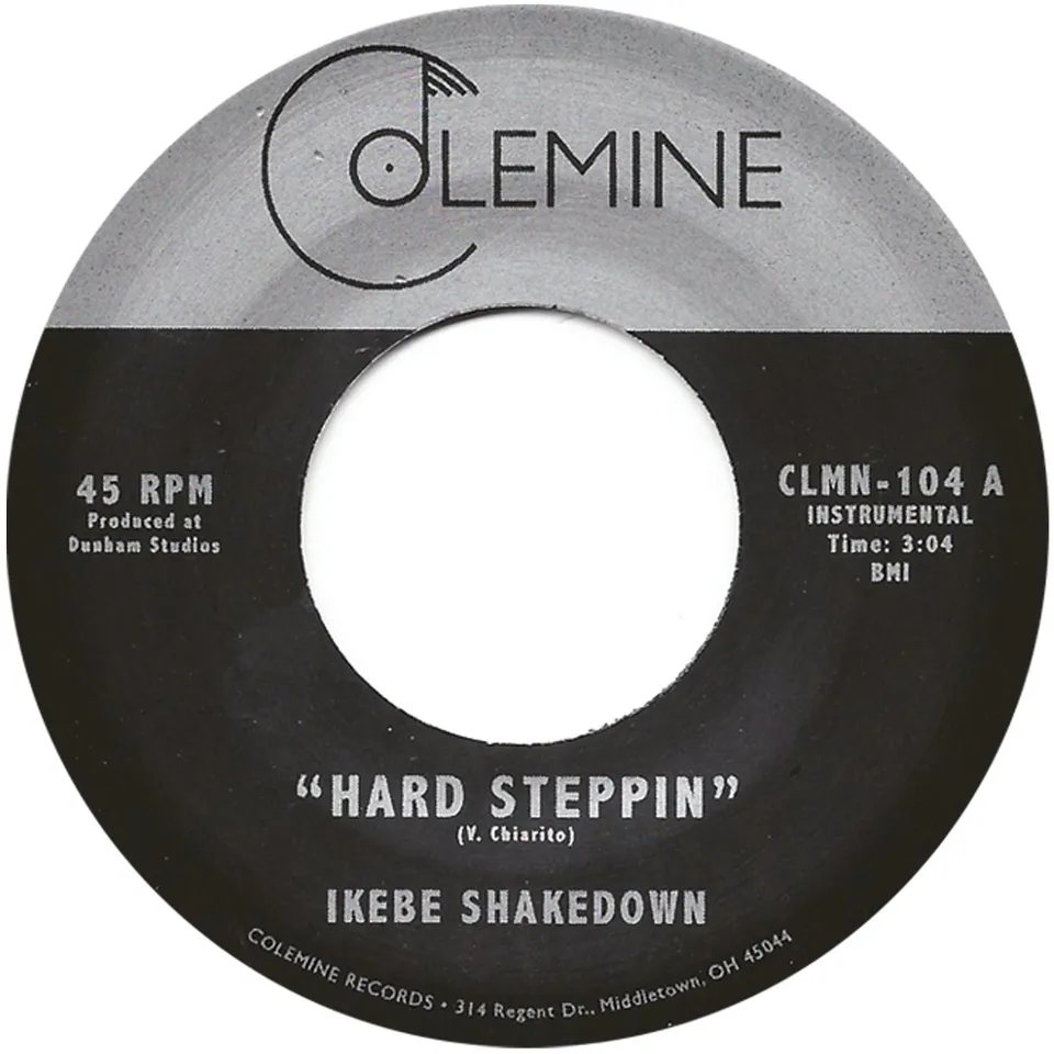 Colemine Ikebe Shakedown Hard Steppin' 7" singel svart
