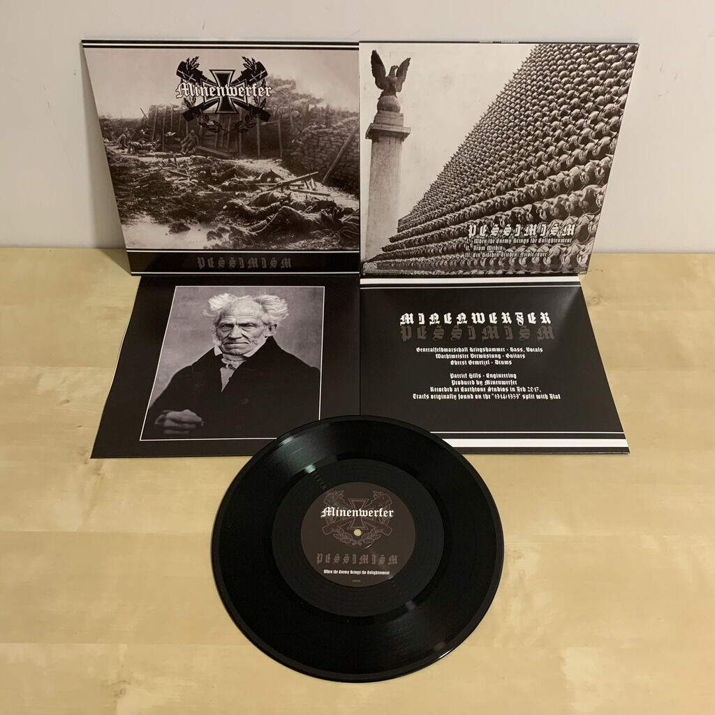 Minenwerfer Pessimism 10" MLP svart vinyl