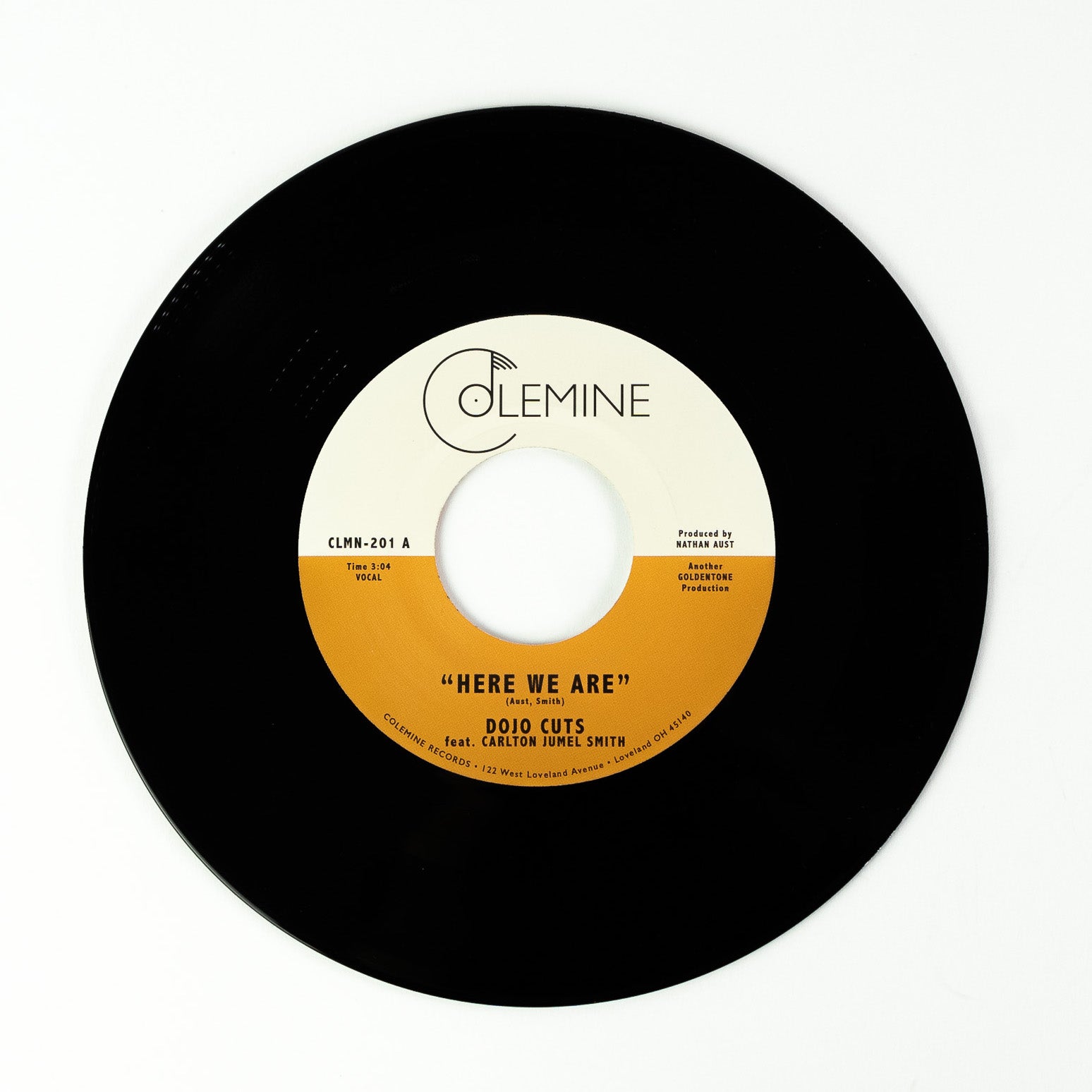 Dojo Cuts Here We Are 7" coke klar vinyl soul