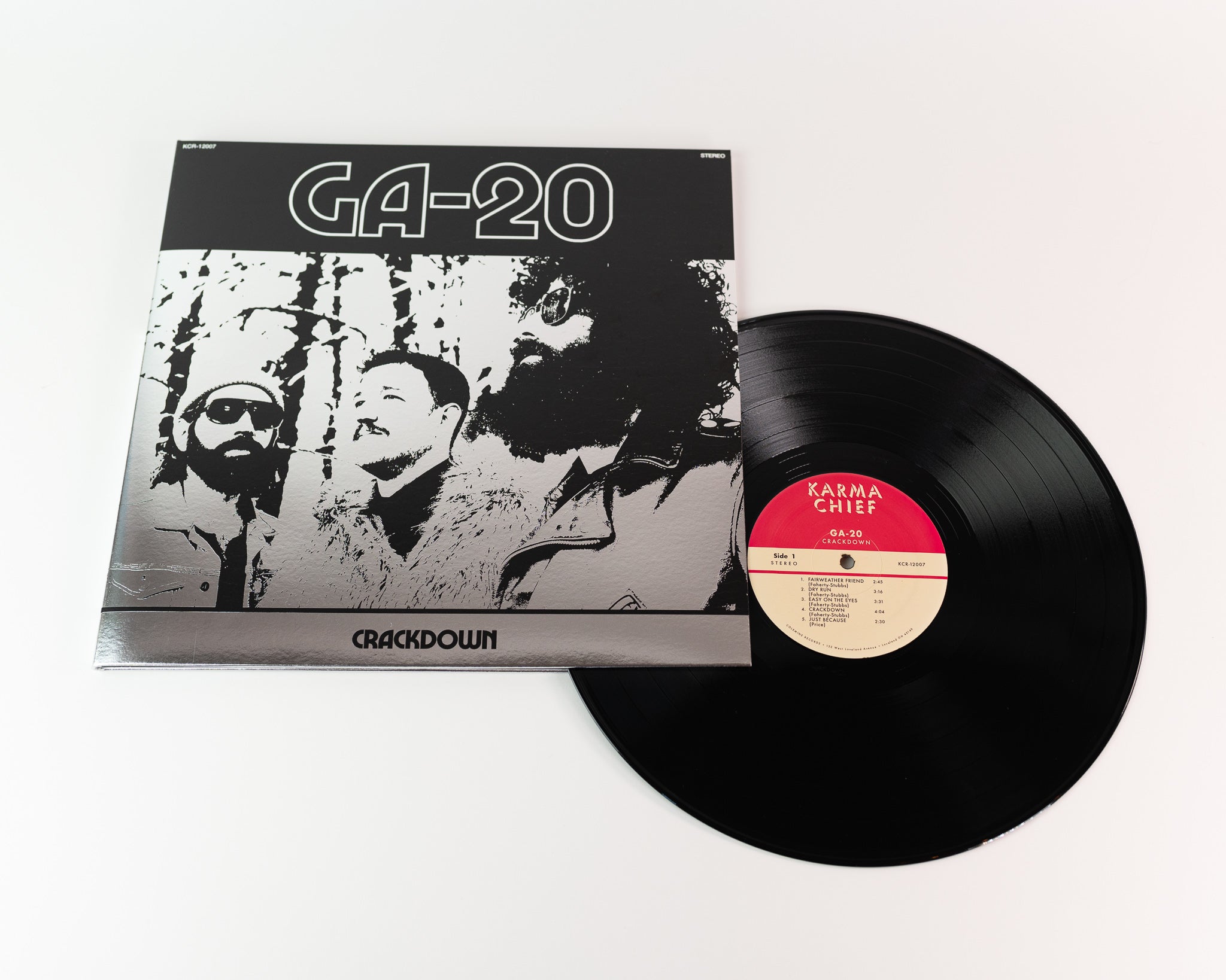 GA-20 Crackdown LP seafoam green vinyl blues
