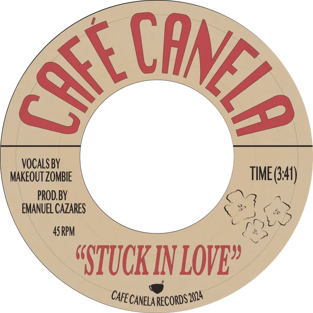 Café Canela Stuck In Love 7-tommer svart vinyl