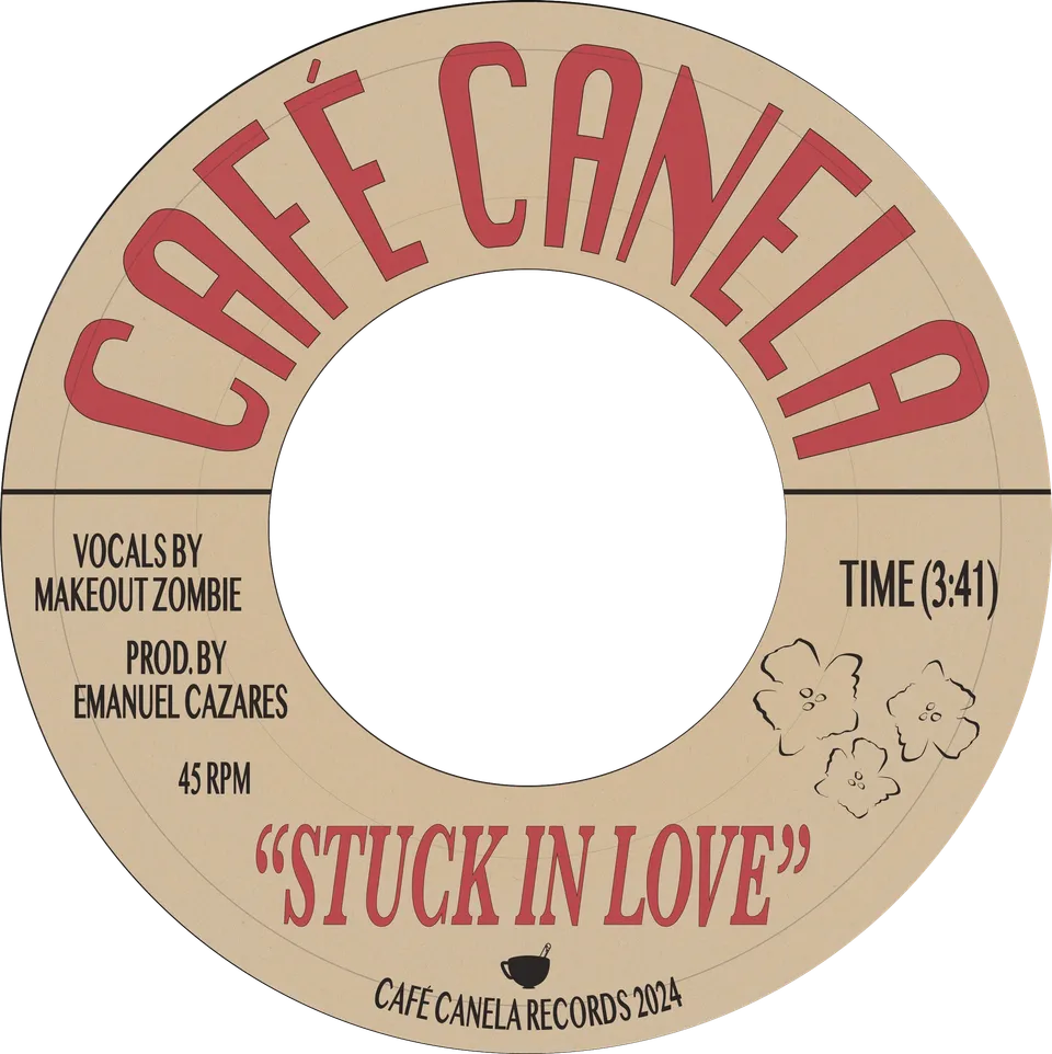 Café Canela Stuck In Love 7-tommer svart vinyl