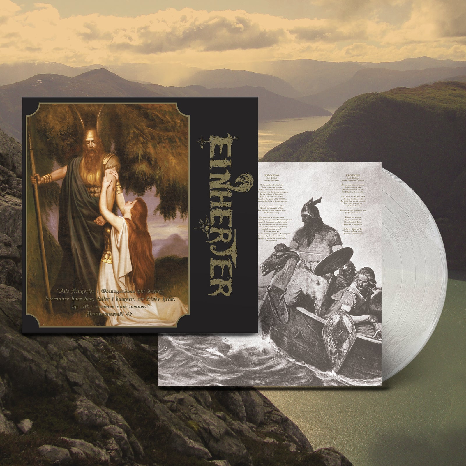 EINHERJER Aurora Borealis LP clear vinyl