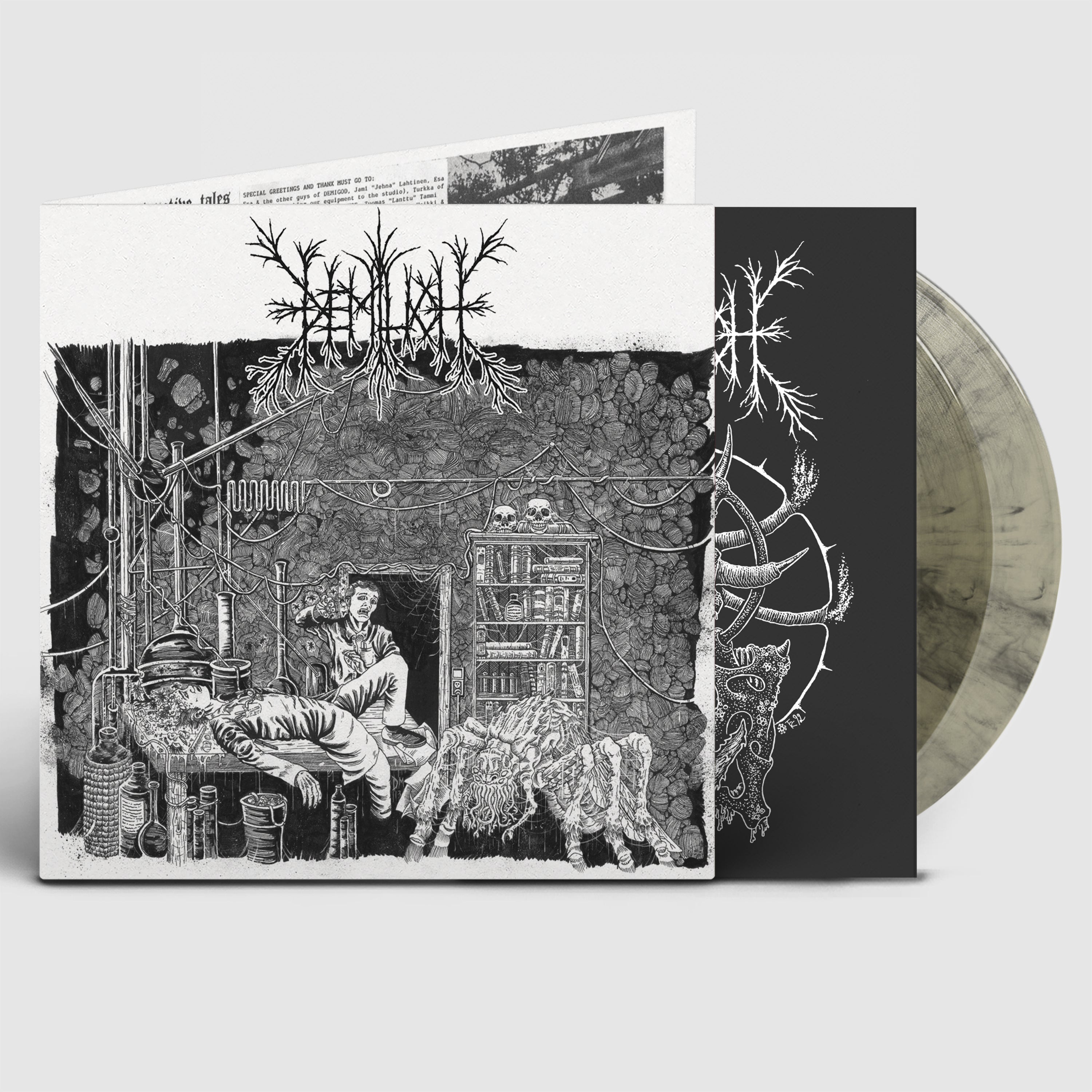 Demilich Em9t2ness 2LP smoke vinyl gatefold